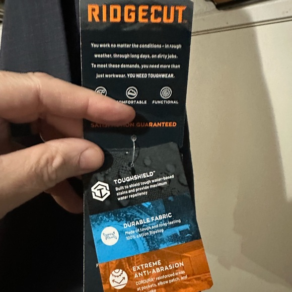 Ridgecut Toughwear Men's Shacket Shirt Jacket Grey~ Size 3XL New with Tags - Picture 5 of 5